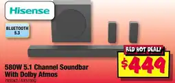 JB Hi-Fi 580w 5.1 channel soundbar with dolby atmos offer