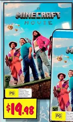 JB Hi-Fi A minecraft movie offer
