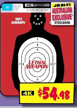 JB Hi-Fi Mel gibson lethal weapon offer