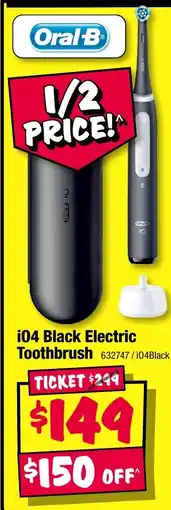 JB Hi-Fi I04 black electric toothbrush offer