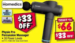JB Hi-Fi Physio pro percussion massager offer