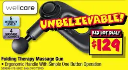 JB Hi-Fi Folding therapy massage gun offer