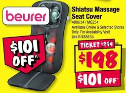 JB Hi-Fi Shiatsu massage seat cover offer