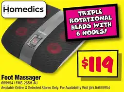 JB Hi-Fi Foot massager offer