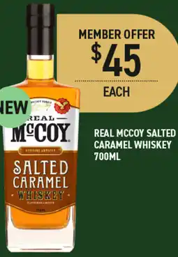 Dan Murphy's Real McCoy Salted Caramel Whiskey offer