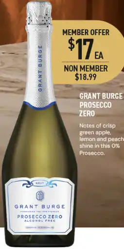Dan Murphy's Grant Burge Prosecco Zero offer