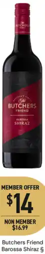 Dan Murphy's Butchers Friend Barossa Shiraz offer