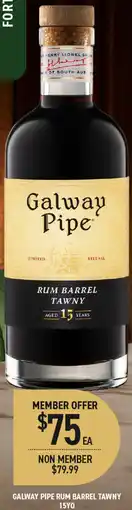 Dan Murphy's Galway Pipe Rum Barrel Tawny offer