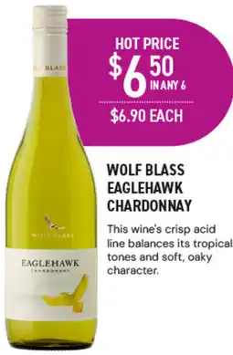 Dan Murphy's Wolf Blass Eaglehawk Chardonnay offer