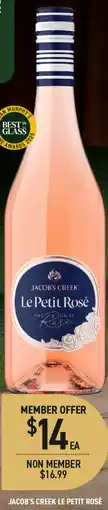 Dan Murphy's Jacob's Creek Le Petit Rosé offer