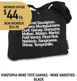 Dan Murphy's Vinotopia Wine Tote Canvas offer