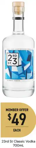 Dan Murphy's 23rd St Classic Vodka offer