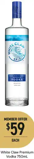 Dan Murphy's White Claw Premium Vodka offer