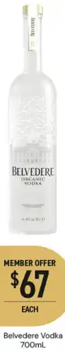 Dan Murphy's Belvedere Vodka offer
