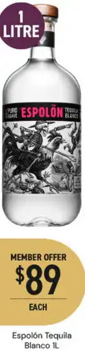 Dan Murphy's Espolón Tequila Blanco offer