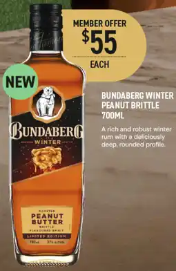 Dan Murphy's Bundaberg Winter Peanut Brittle offer