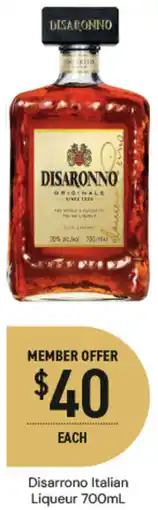 Dan Murphy's Disarrono Italian Liqueur offer