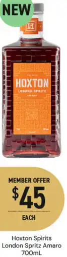 Dan Murphy's Hoxton Spirits London Spritz Amaro offer
