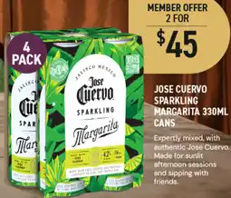 Dan Murphy's JOSE CUERVO SPARKLING MARGARITA offer