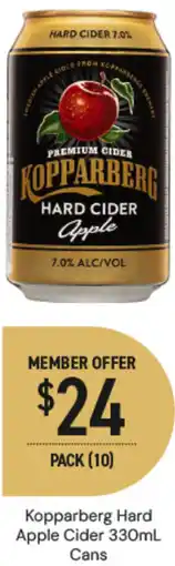 Dan Murphy's Kopparberg Hard Apple Cider Cans offer