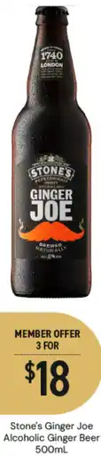 Dan Murphy's Stone's Ginger Joe Alcoholic Ginger Beer offer