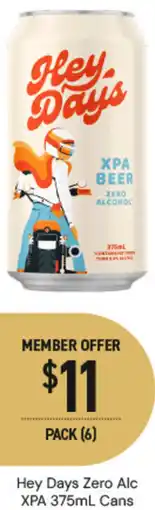 Dan Murphy's Hey Days Zero Alc XPA Cans offer