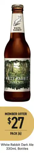 Dan Murphy's White Rabbit Dark Ale Bottles offer