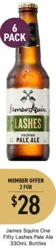 Dan Murphy's James Squire One Fifty Lashes Pale Ale Bottles offer