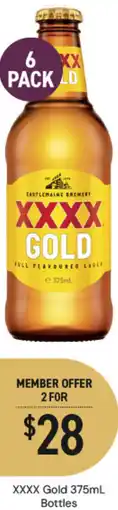 Dan Murphy's XXXX Gold Bottles offer