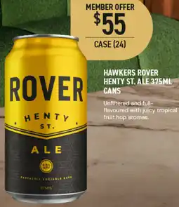 Dan Murphy's Hawkers Rover Henty St. Ale offer