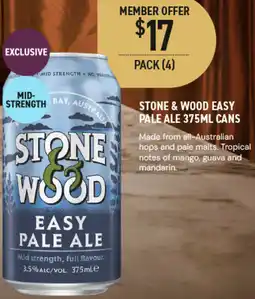 Dan Murphy's Stone & Wood Easy Pale Ale Cans offer