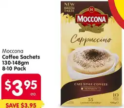 Spar Moccona Coffee Sachets offer