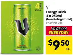 Spar V Energy Drink offer