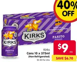 Spar Kirks Cans offer