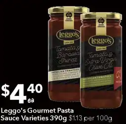 Ritchies Leggo's Gourmet Pasta offer