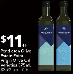 Ritchies Pendleton olive estate extra virgin olive oil varieties offer