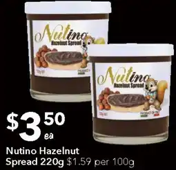 Ritchies Nutino hazelnut spread offer
