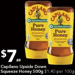 Ritchies Capilano upside down squeeze honey offer