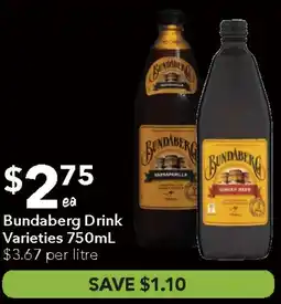 Ritchies Bundaberg Drink offer