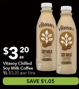 Ritchies Vitasoy Chilled Soy Milk Coffee offer