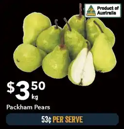 Ritchies Packham Pears offer