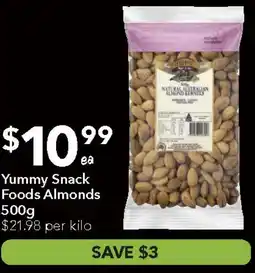 Ritchies Yummy Snack Foods Almonds offer