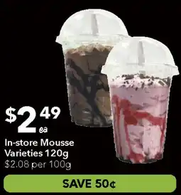 Ritchies In-store Mousse Varieties offer
