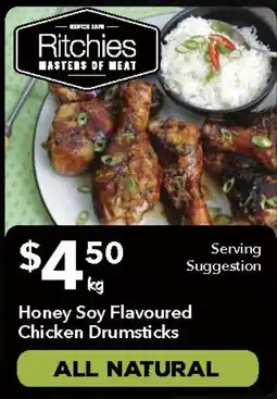 Ritchies Honey Soy Flavoured Chicken Drumsticks offer