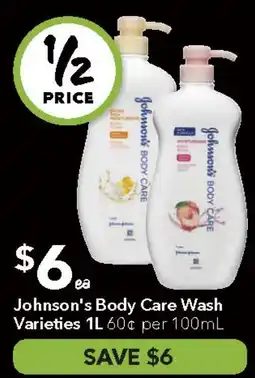 Ritchies Johnson's Body Care Wash Varieties offer
