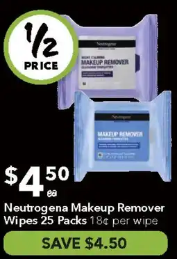 Ritchies Neutrogena Makeup Remover Wipes SAVE offer