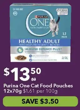 Ritchies Purina One Cat Food Pouches offer