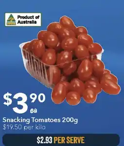 Ritchies Snacking Tomatoes offer