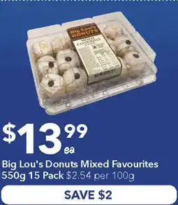 Ritchies Big Lou's Donuts Mixed Favourites offer