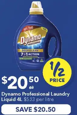 Ritchies Dynamo Professional Laundry Liquid offer